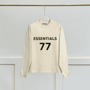 Essentials 77 round neck long sleeve apricot